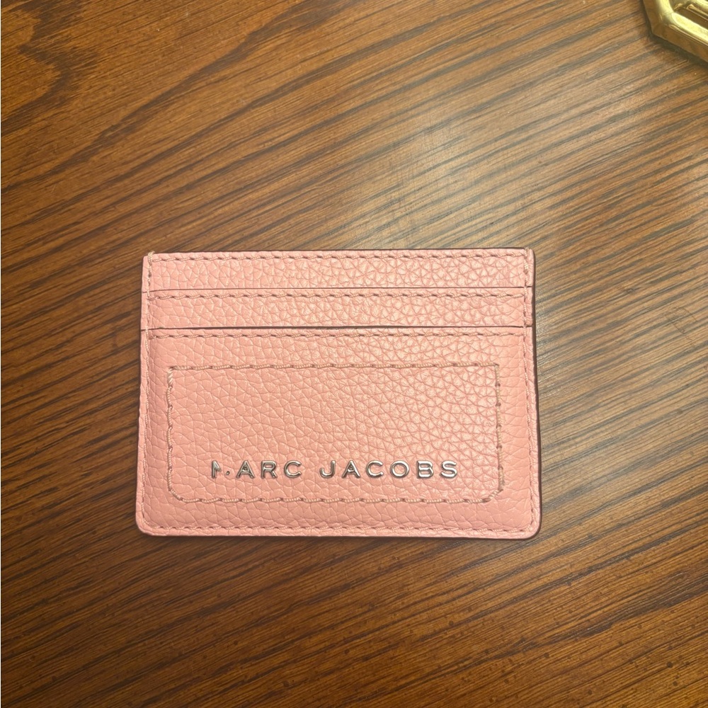 Marc Jacobs Blush Pink Leather Card Holder